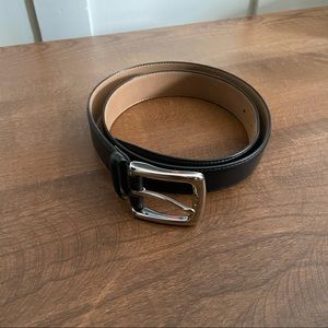 Cole Haan Men’s Black Leather Belt Size 34